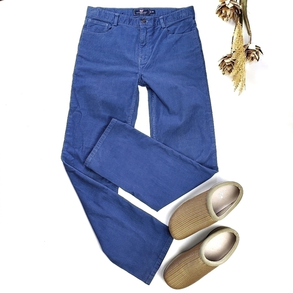 Vineyard Vines Youths Blue  Corduroy Pants Boys 18 - Picture 7 of 10